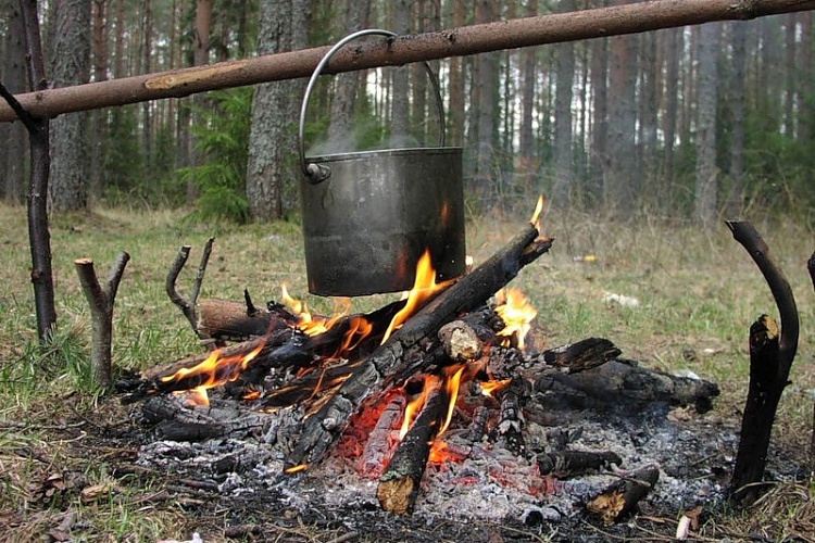 Еда в походе. Варим суп